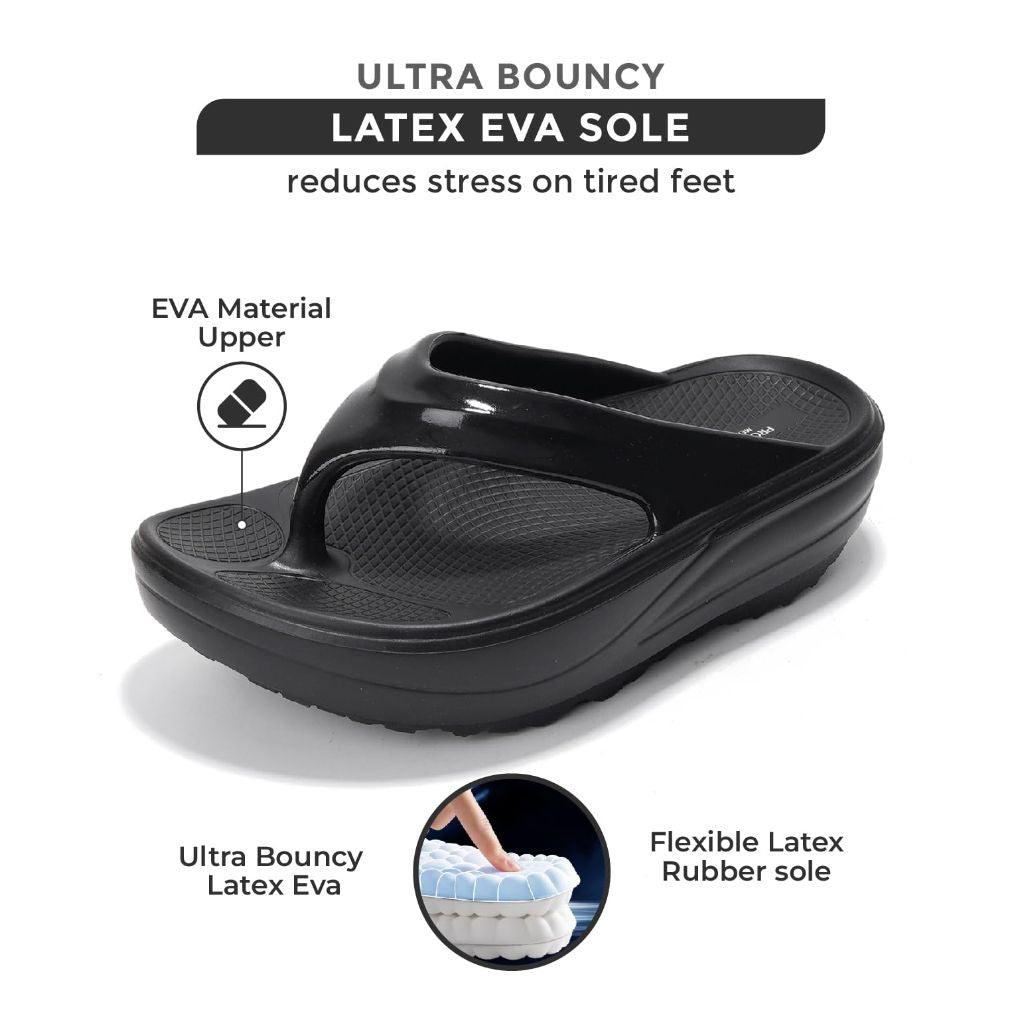 SZ 7, Project Cloud Flip Flops for Women Footwear - (Abra, BLK,)