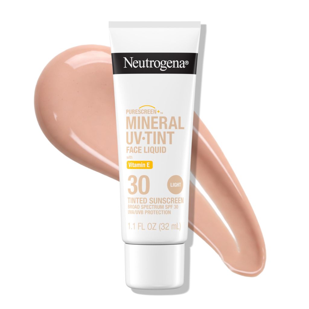 Neutrogena Purescreen+ Mineral UV Tint Face Liquid Tinted Sunscreen - SPF 30, 1.1 fl oz
