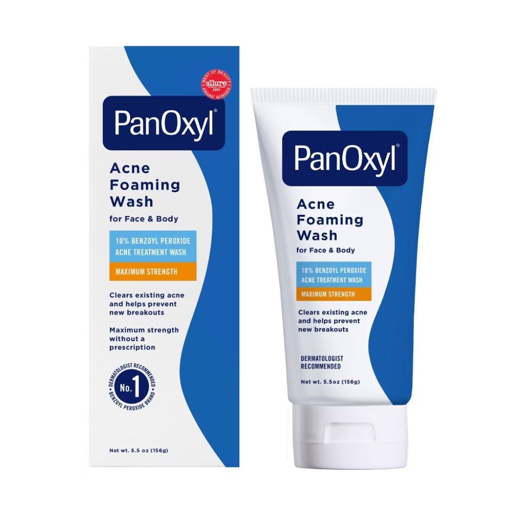 PanOxyl Max Strength Foaming Acne Wash w/10% Benzoyl Peroxide - 5.5 fl. oz.