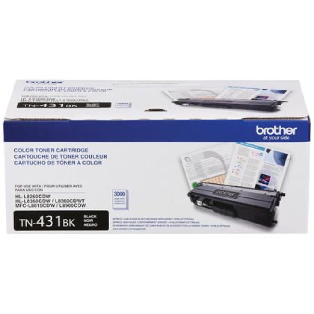 Brother TN-431BK Black Toner Cartridge Genuine Brother