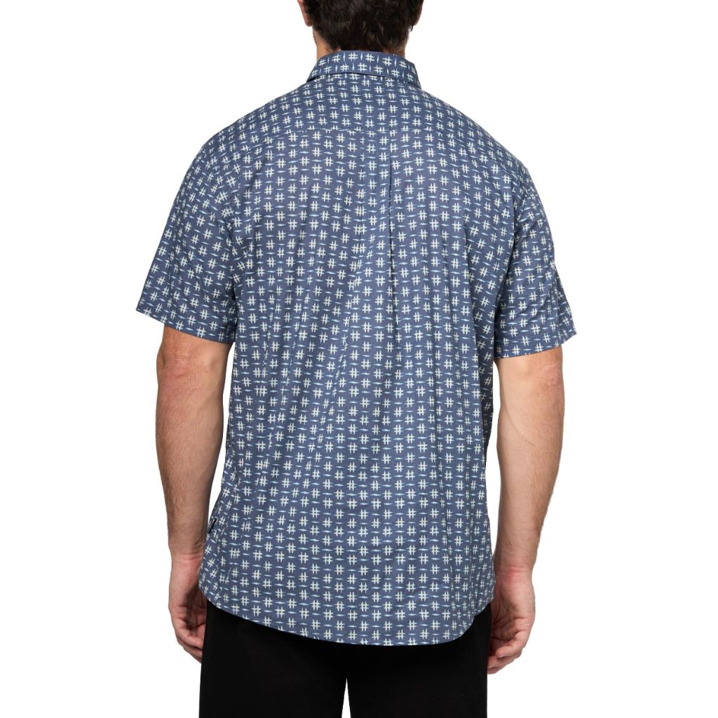 Eddie Bauer Men's Tall Short Sleeve Baja Shirt - Print, Size TL