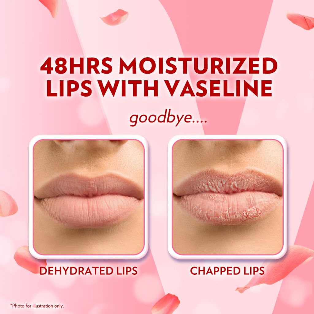 Vaseline Lip Therapy Care Rosy, Fast-Acting Nourishment,  2-Pack , 0.16 Oz Each, 4 Lip Balms