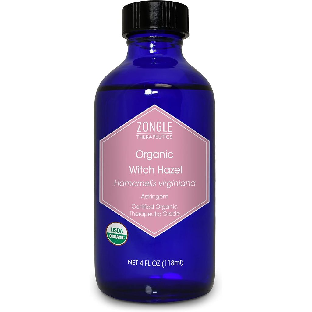 Organic, Witch Hazel – 100% Pure, by Zongle Therapeutics, 4 OZ