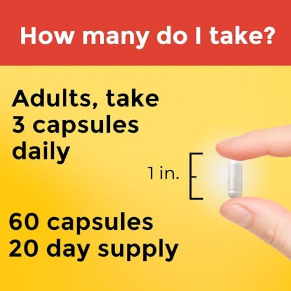 Nature Made Extra Strength Choline, 800mg for Brain Support, 60 Capsules