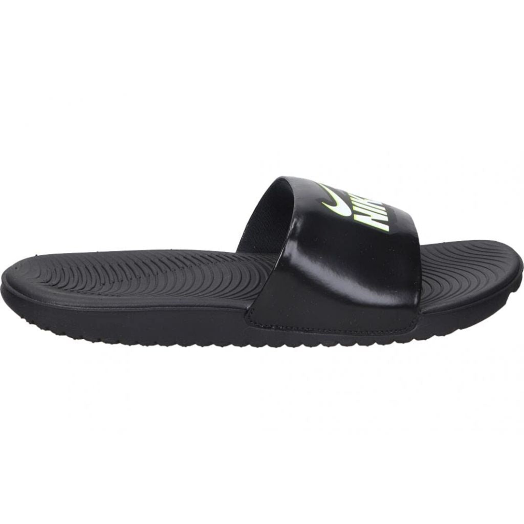 Nike Kawa Slide (Little Kid/Big Kid) Black/White/Volt 5 Big Kid M