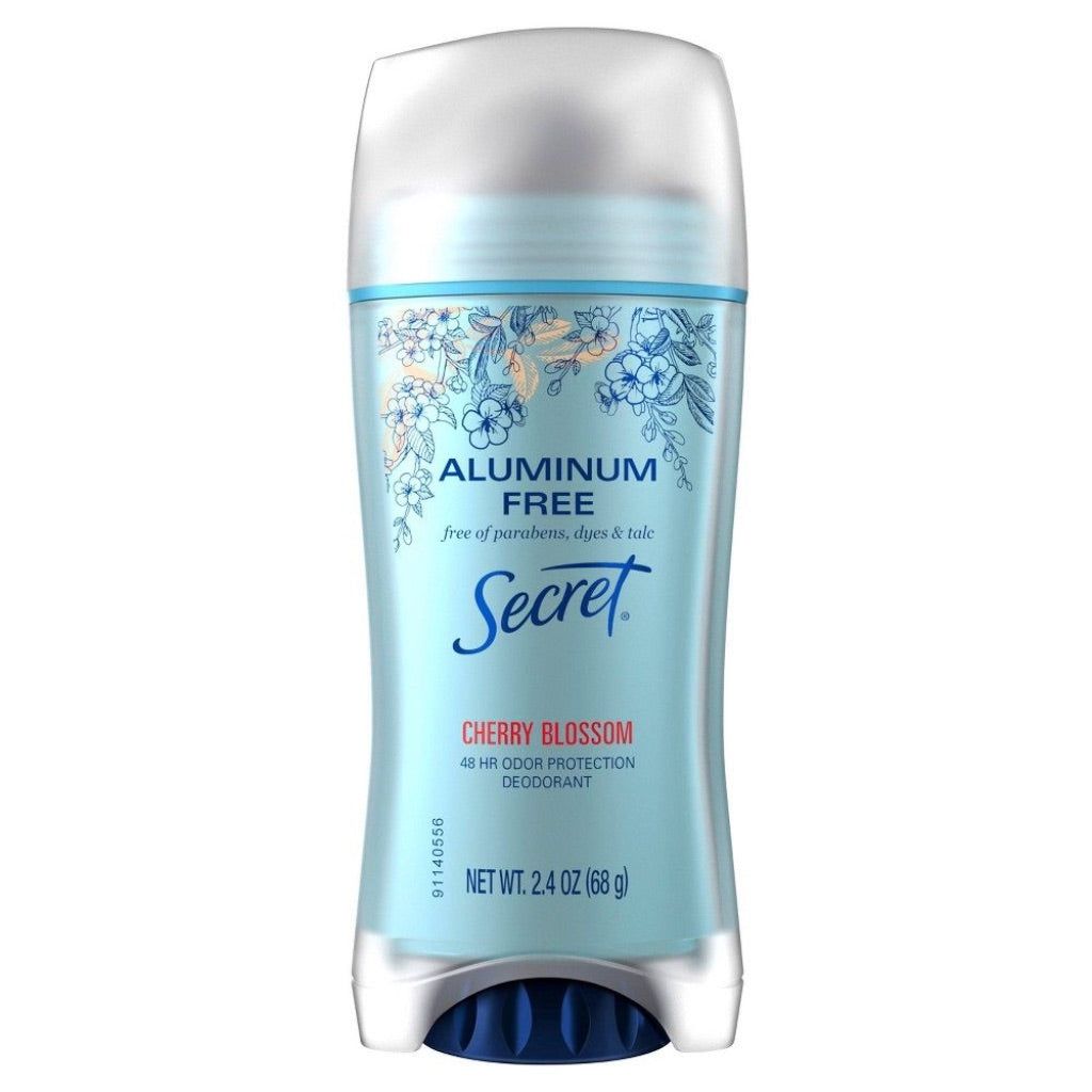 Secret Aluminum Free Deodorant for Women - Cherry Blossom, 2.4 oz
