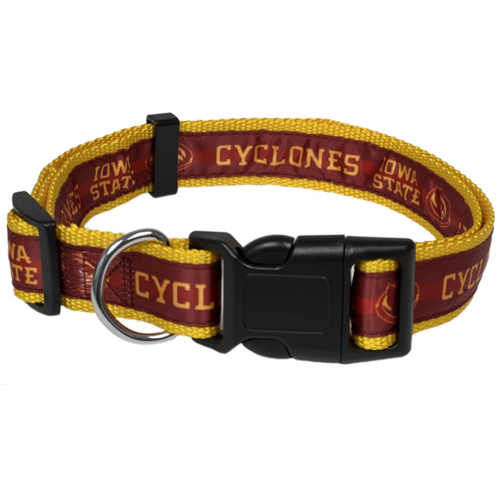 Pets First Collegiate PET Collar | Iowa State | Size Medium