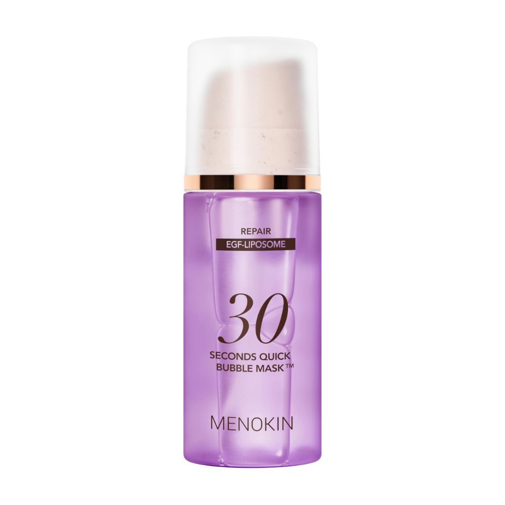 MENOKIN 30 Seconds Quick Bubble Mask [REPAIR] - [EGF Liposome] in Micro-bubbles for Skin Restoration, 70 Uses, fl.oz