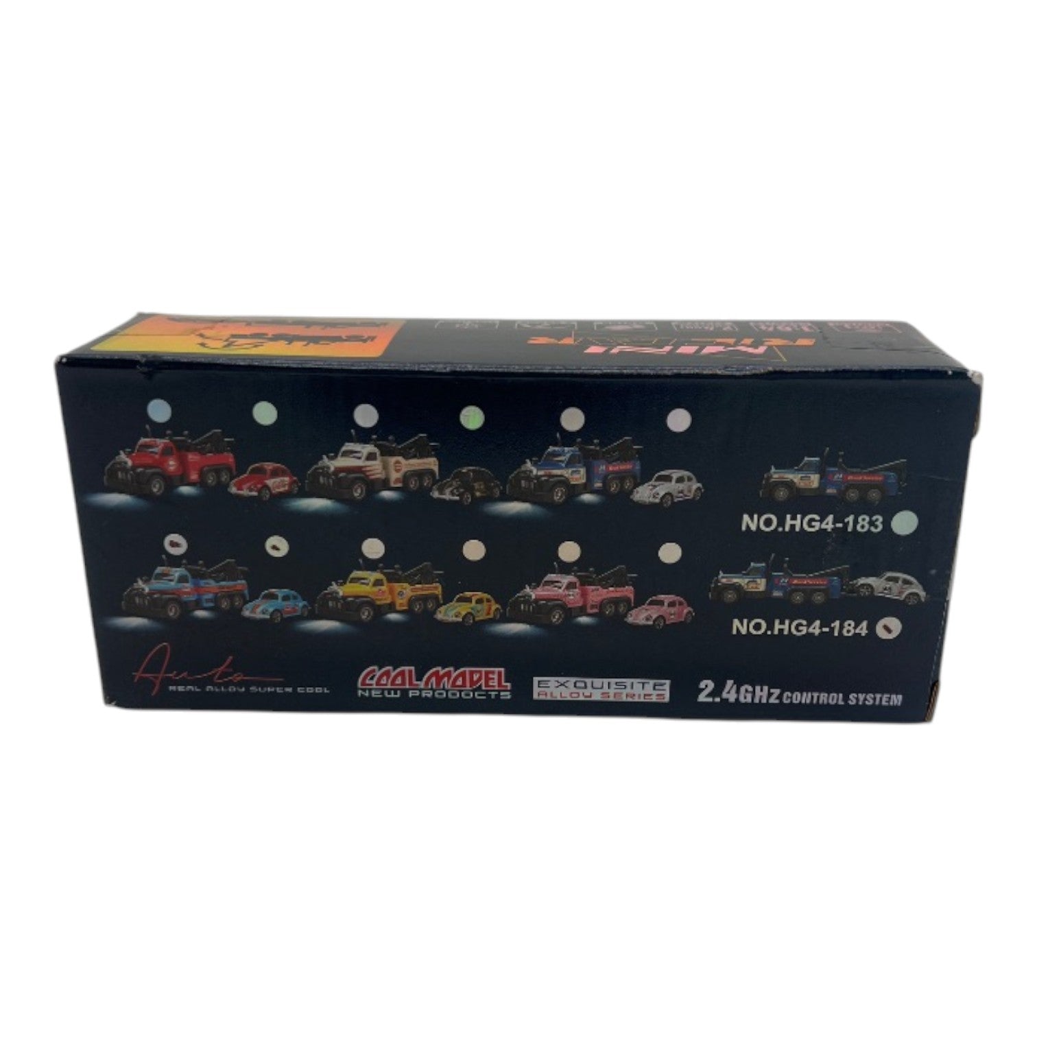 ADTHLIER Mini RC Truck, 1/64 Scale Tow Truck Toy Remote Control Car with Lights, Mini Alloy Monster Trucks, 2.4GHz Remote & APP Control, Adjustable Speed & Steering (Blue)