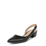 Naturalizer Women's Banks Slingback Pump, Black Leather, 7.5