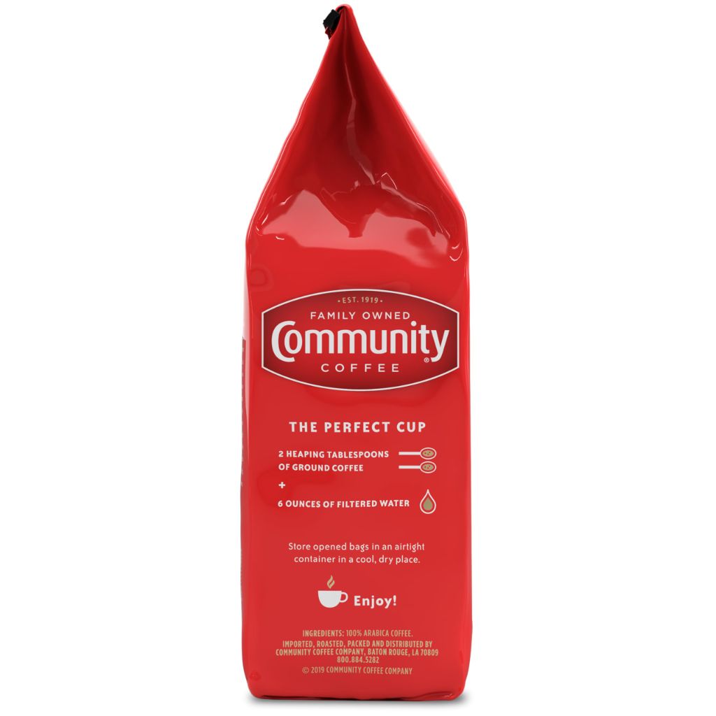 Community Coffee Breakfast Blend Medium Roast Whole Bean Coffee, 12 oz