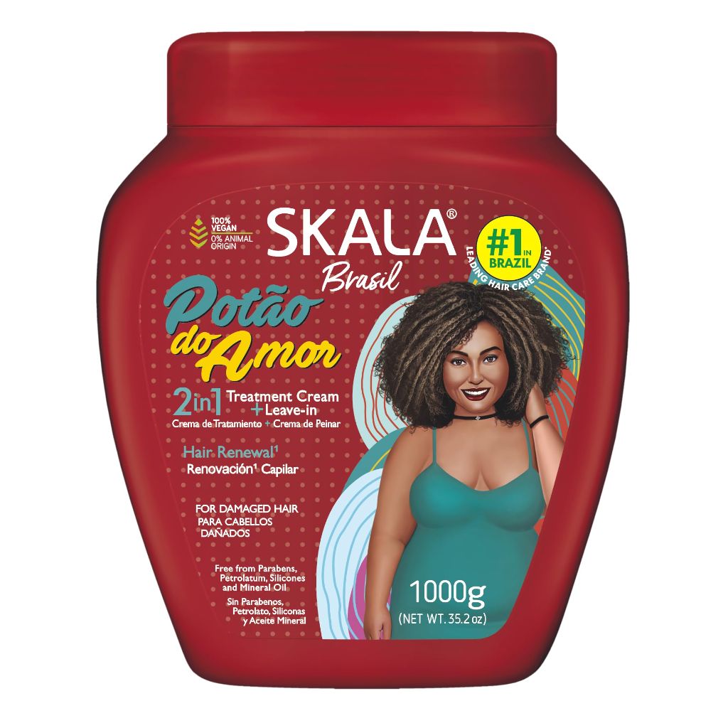 SKALA Potão do Amor 2-in-1 Treatment Cream and Leave-In Conditioner, 35.2 oz
