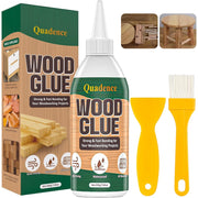 Quadence Wood Glue for Furniture and Woodworking - Heavy Duty, Waterproof, Multi-Surface Adhesive - 7oz