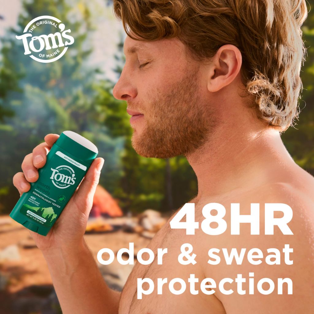Tom’s of Maine Extra Effective Antiperspirant - North Woods, 3.25 oz Stick (2 Pack)