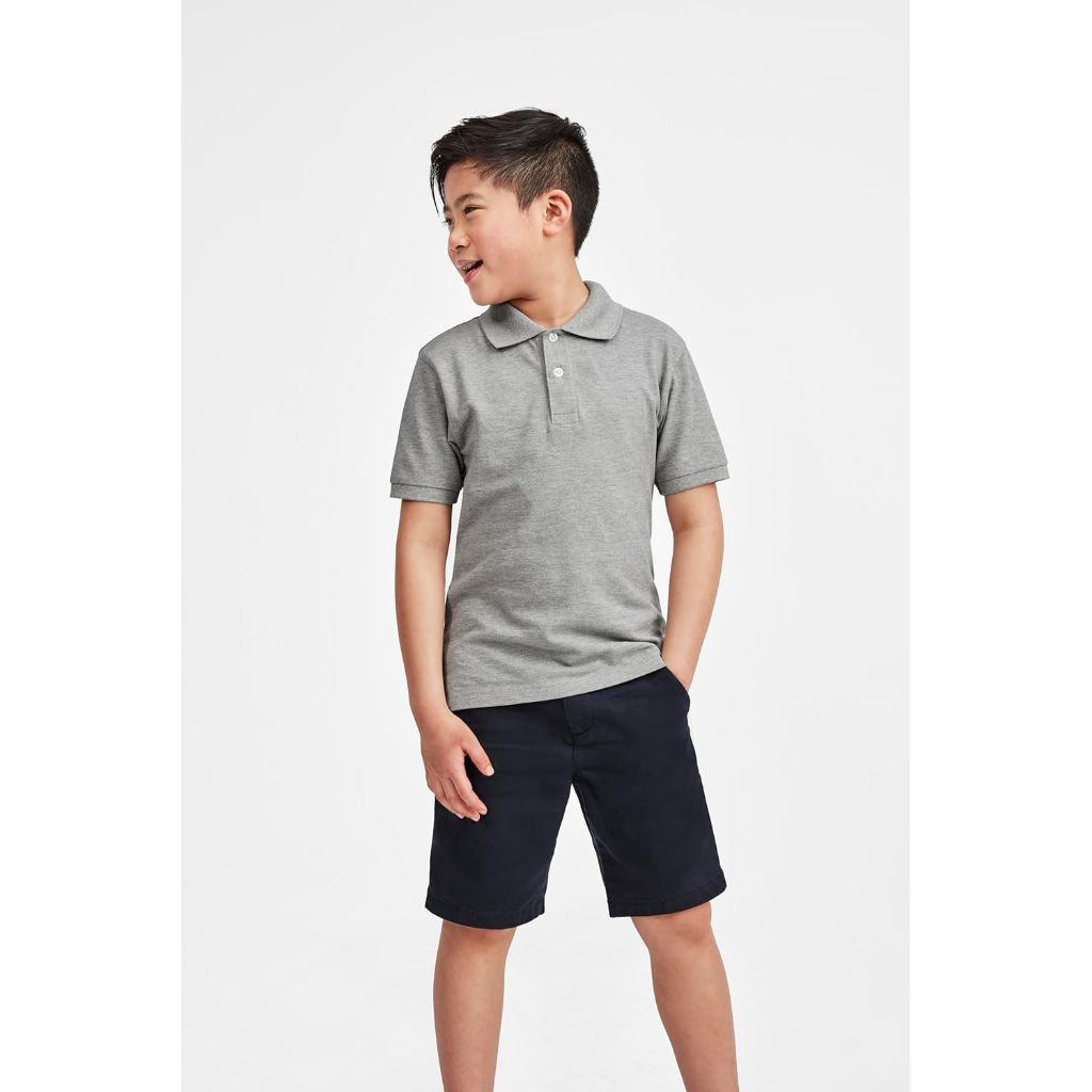 The Children's Place Boys' Short Sleeve Pique Polo, 7 Pack (10/12)