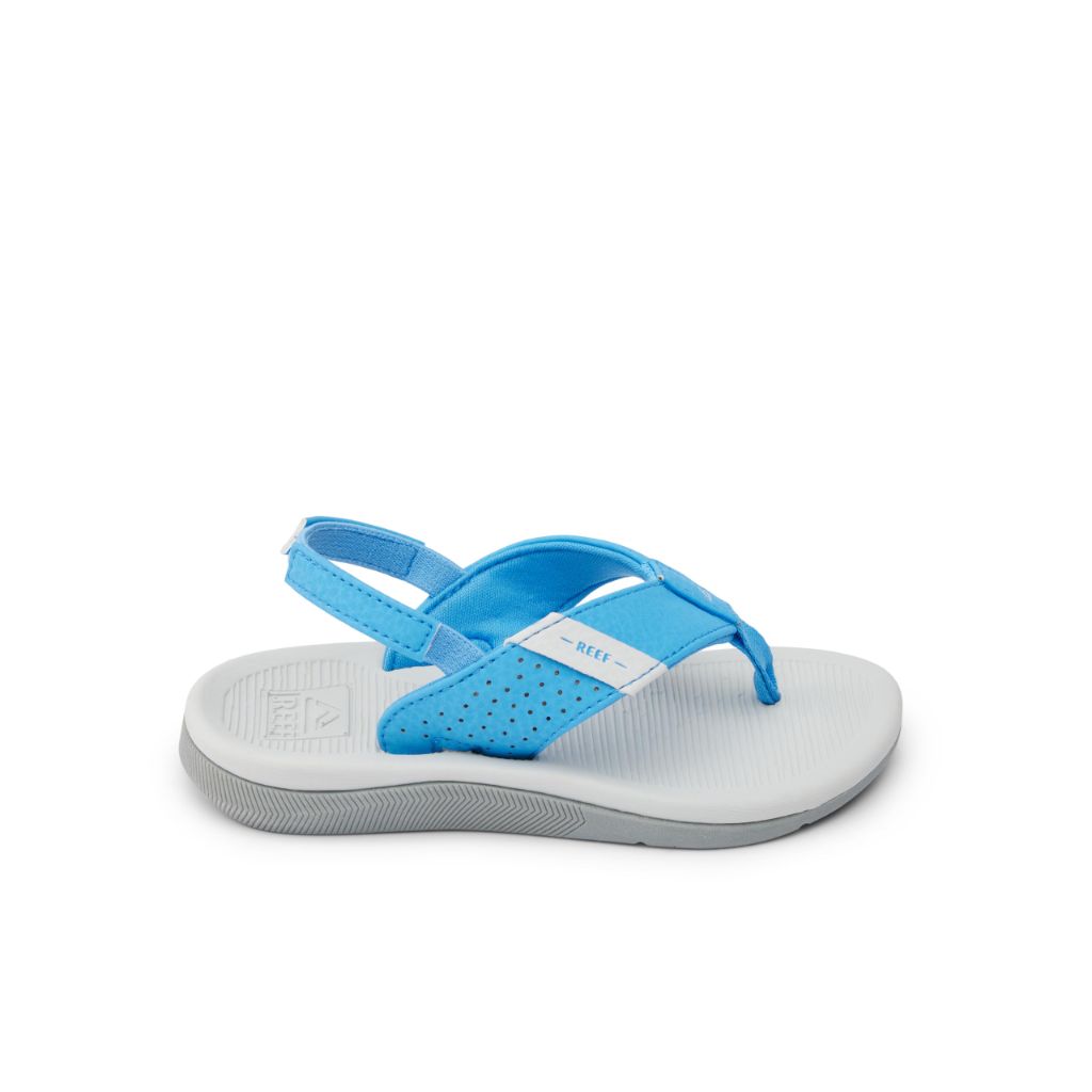 Reef Toddler/Little Boys' Santa Ana Flip Flop, Light Blue/Light Grey, 11