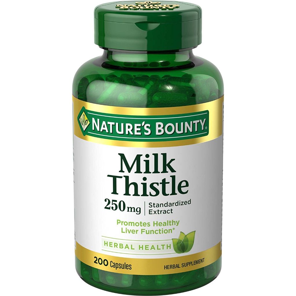 Nature's Bounty Milk Thistle 250 mg, 200 Capsules