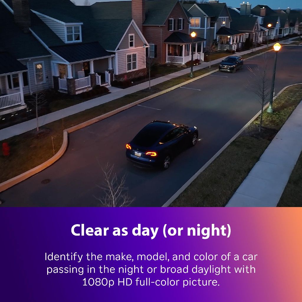 Roku Outdoor Camera - Home Security - IP65 Weather Resistant Wired Security Camera