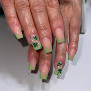 St. Patrick's Day French Tip Press-On Nails - 24pcs.