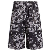 SZ 2T, Adidas Boys' AEROREADY® Elastic Waistband Camo Shorts, Black/Grey