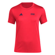 SZ M, Adidas Women's New England Revolution Pre-Game Short Sleeve Soccer T-Shirt | Team Power Red
