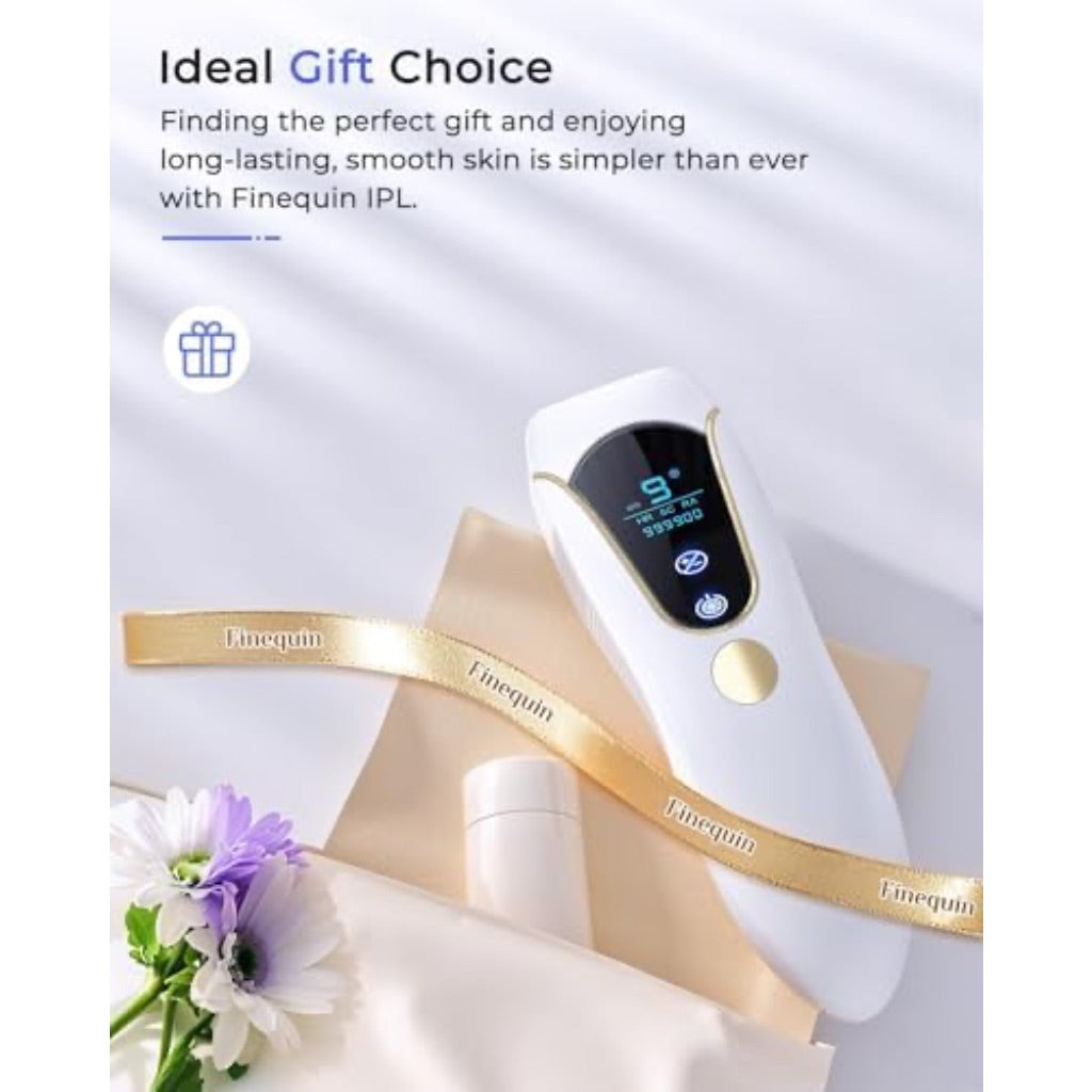 Finquin Air 15 IPL Laser Hair Removal Device, 3 Modes & Auto Flashing