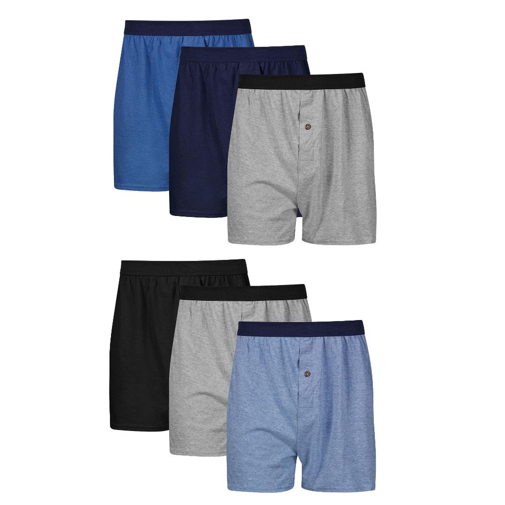 SZ 2XL, Hanes Mens Comfortsoft With Comfort Flex Waistband, Assorted - 6 Pack