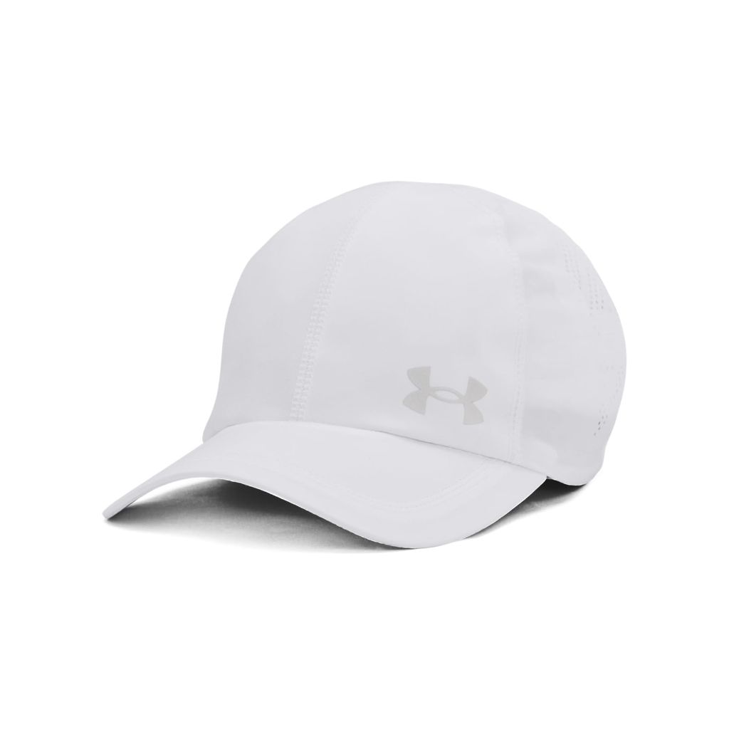 Under Armour Men's Iso-Chill Launch Run Adjustable Hat, White/Reflective, One Size