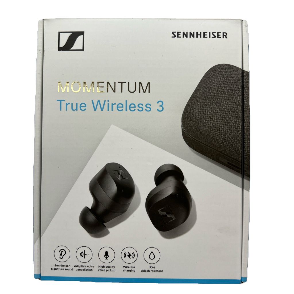 Sennheiser Momentum True Wireless 3 Bluetooth Splash Resistant Earbuds - Black