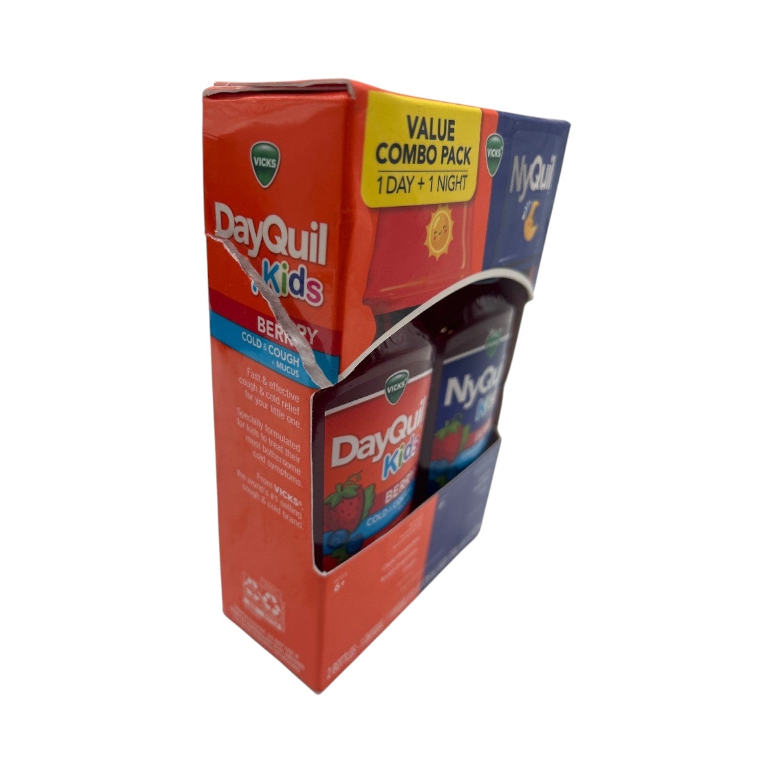 Vicks Kids DayQuil & NyQuil Berry Cold & Cough Medicine Liquid - 16 fl oz