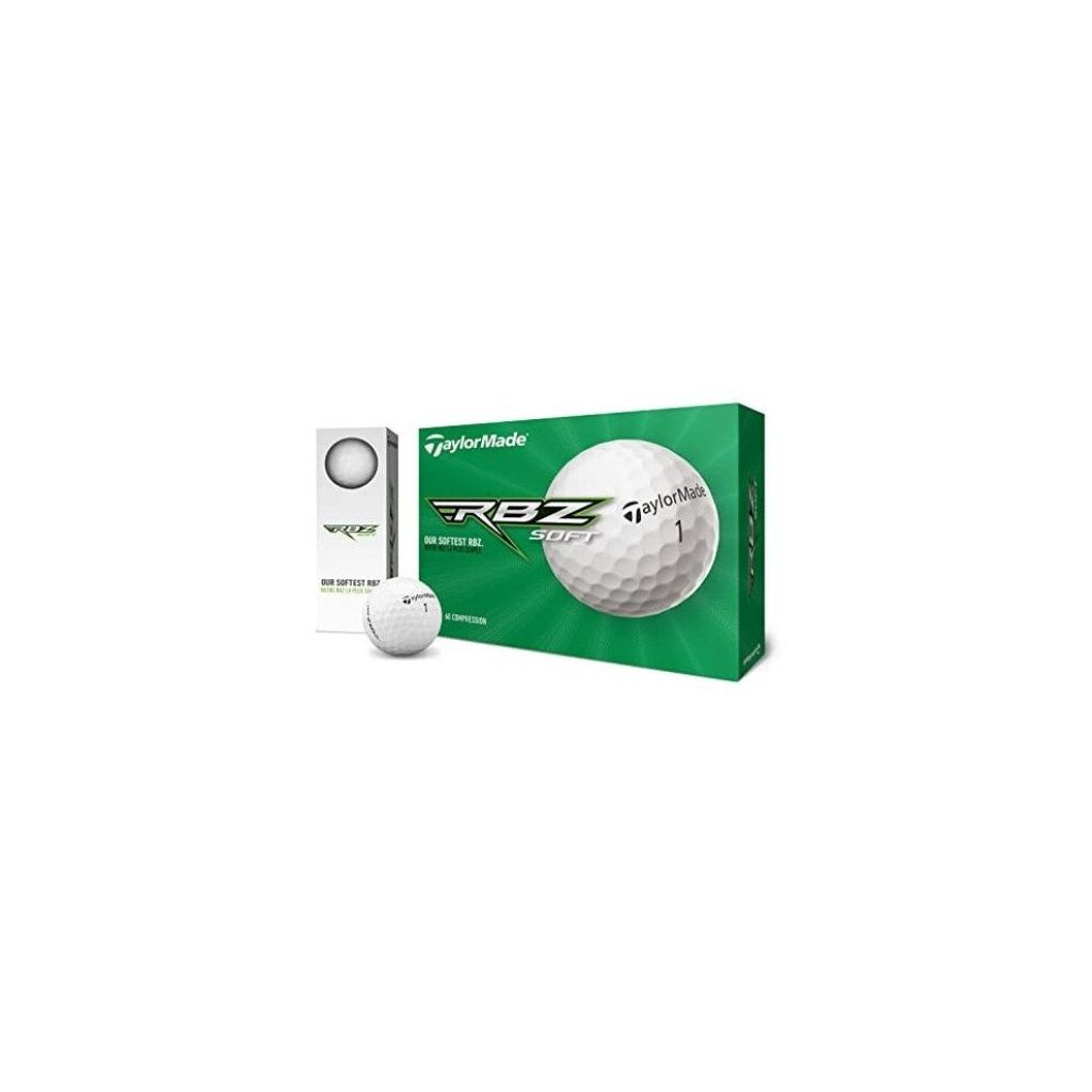 TaylorMade RBZ Soft Dozen Golf Balls, White,2021