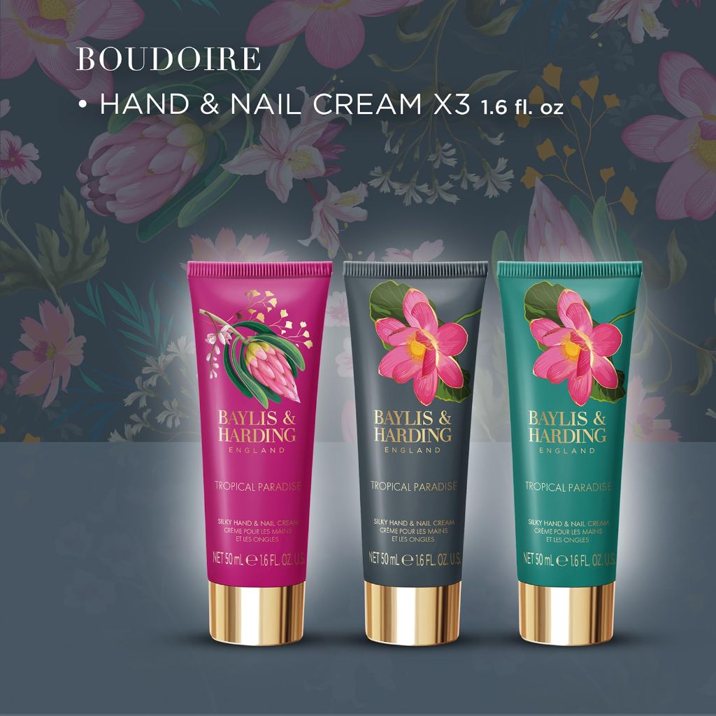 Baylis & Harding Boudoire Tropical Paradise Luxury Hand Care Gift Set For Women