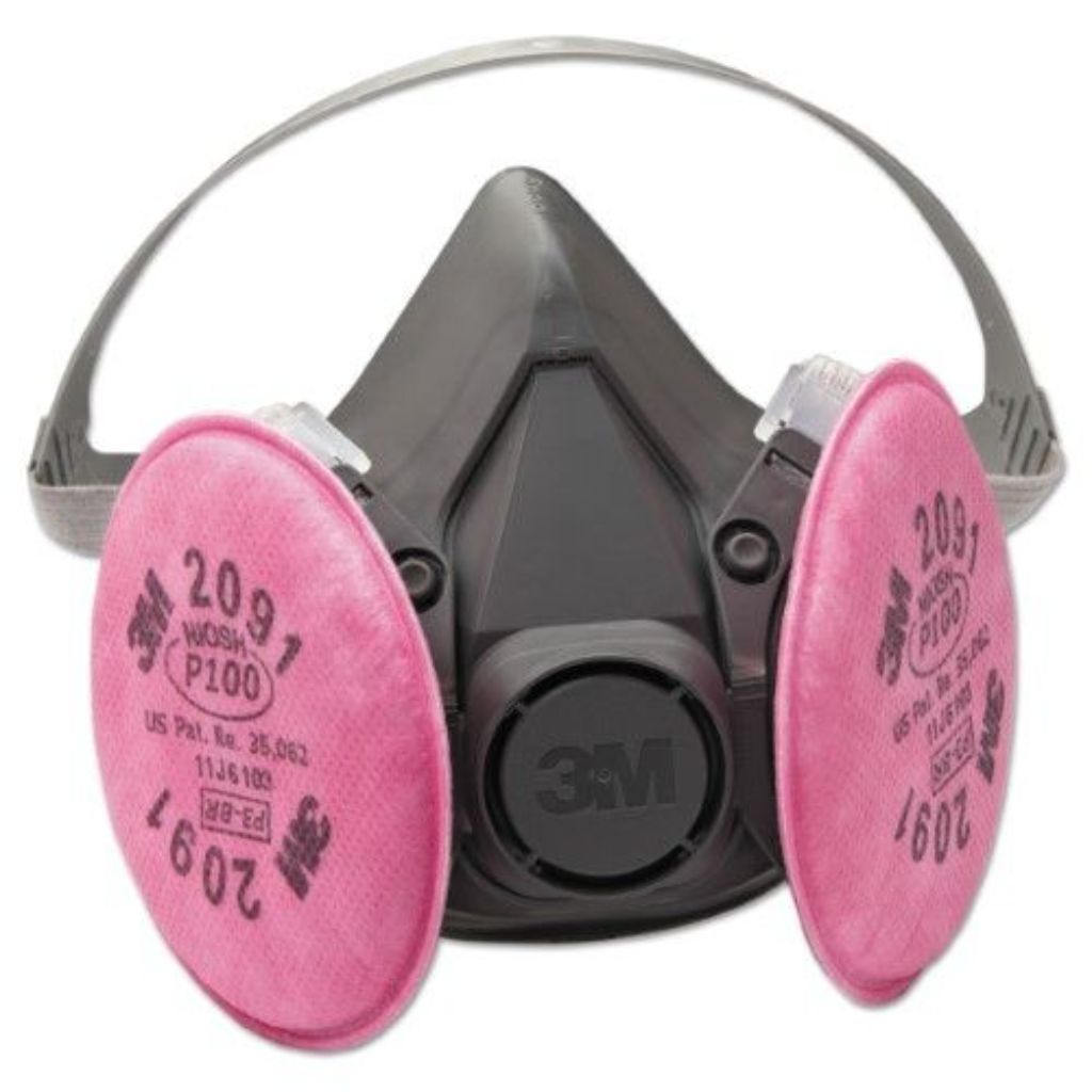 3M 6291/07002 Half Facepiece Respirator P100 Particulate, Medium - Use By 3/29