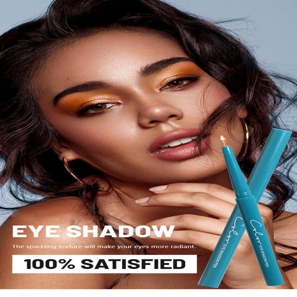 Eyeshadow Stick, Waterproof Eye Liner Pencil - Smudge-Proof, Long-Lasting, Transfer-Proof, Up to 24HR Wear, Smooth No-Tug Formula Turquoise Blue,Sensational Washable, Smooth Application