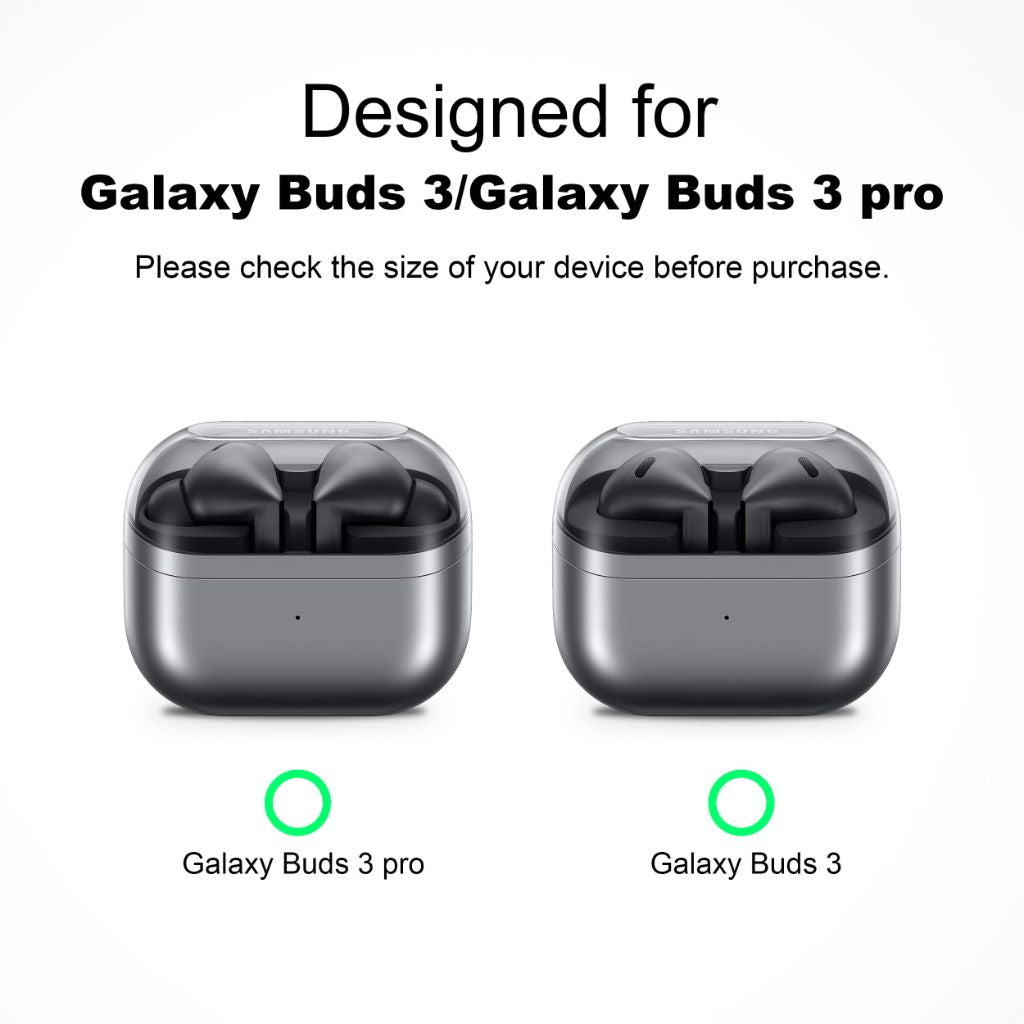 RFUNGUANGO Compatible with Samsung Galaxy Buds 3 Pro Case(2024)  Green