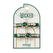 Wicked Emerald City Rhinestone Salon Clips - Hair Clips - Hair Clips for Women - Gifts for Her - Hair Accessories -Scunci by Conair - 2PK