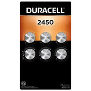 Duracell 2450 3V Lithium Coin Battery - 6 Pack