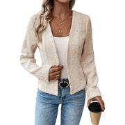Mina Self 2026 Spring Women's Tweed Blazer Jacket