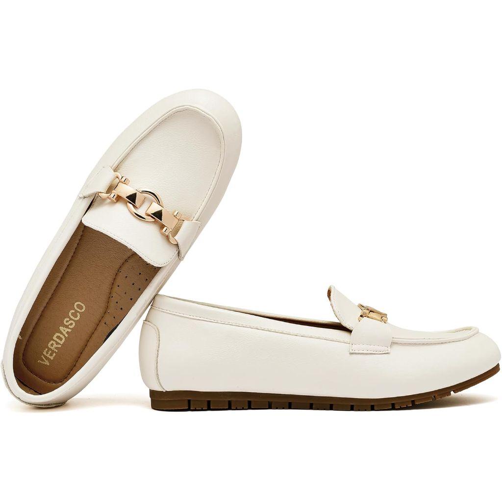 SZ 8.5, VERDASCO Women's Loafers Comfort Slip-Ons  | Beige