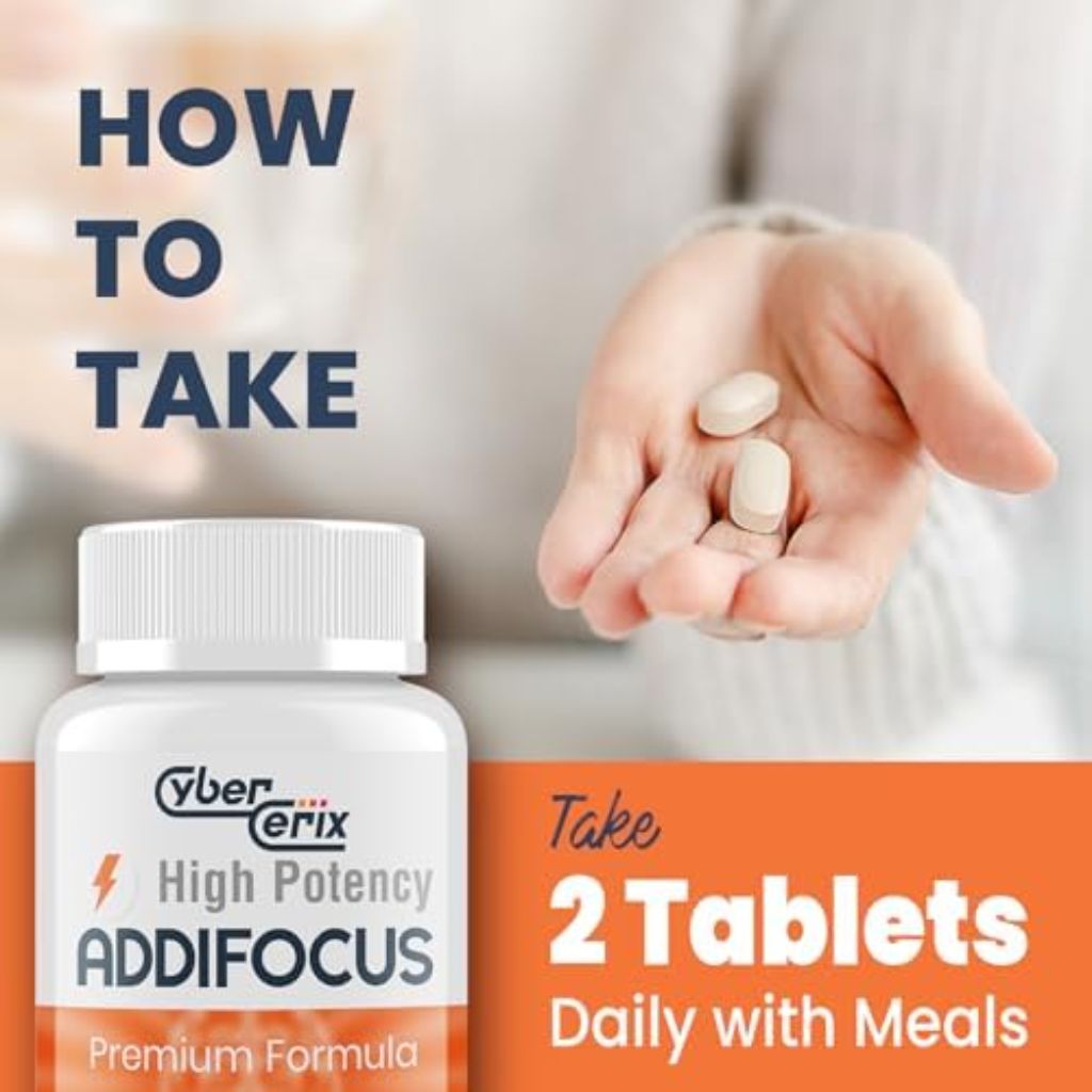 Cyber Cerix High Potency Addifocus, 1832mg - 60 Tablets