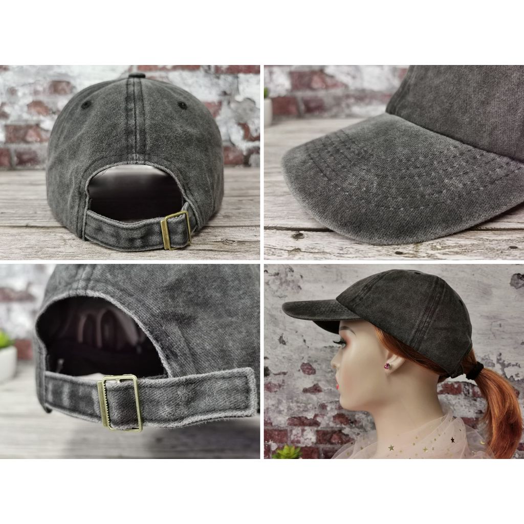 Hepandy Embroidered Three Nails Cross Baseball Hat Black Jesus Christ Christian Gifts Snapback Adjustable Dad Hat