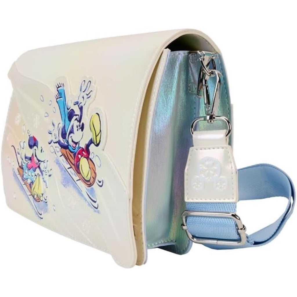Loungefly Disney Mickey and Friends Winter Wonderland Crossbody Bag