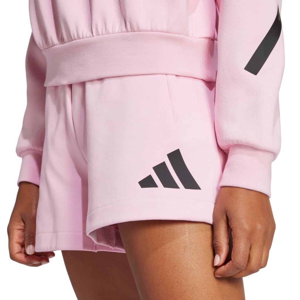 adidas Women's Z.N.E. Sportswear Shorts - True Pink, Small