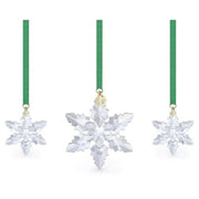 Swarovski Annual Edition Ornament Set 2024 - 3 Piece Snowflakes