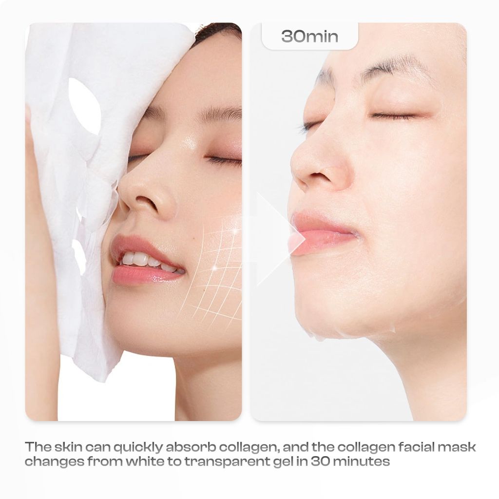 Lhopebk Deep Collagen Anti Wrinkle Mask: 5pcs
