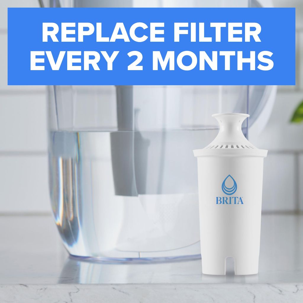 Brita Standard Water Filter for Pitchers and Dispensers, BPA-Free (8 Filters)