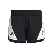 adidas Women's D4T Woven Training Shorts, 5" Inseam - Arizona State University, Black (Small)