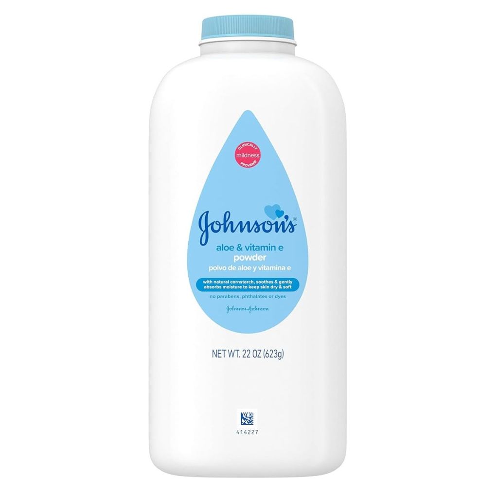 Johnsons Baby Powder with Aloe & Vitamin E Pure Cornstarch - 22 oz.