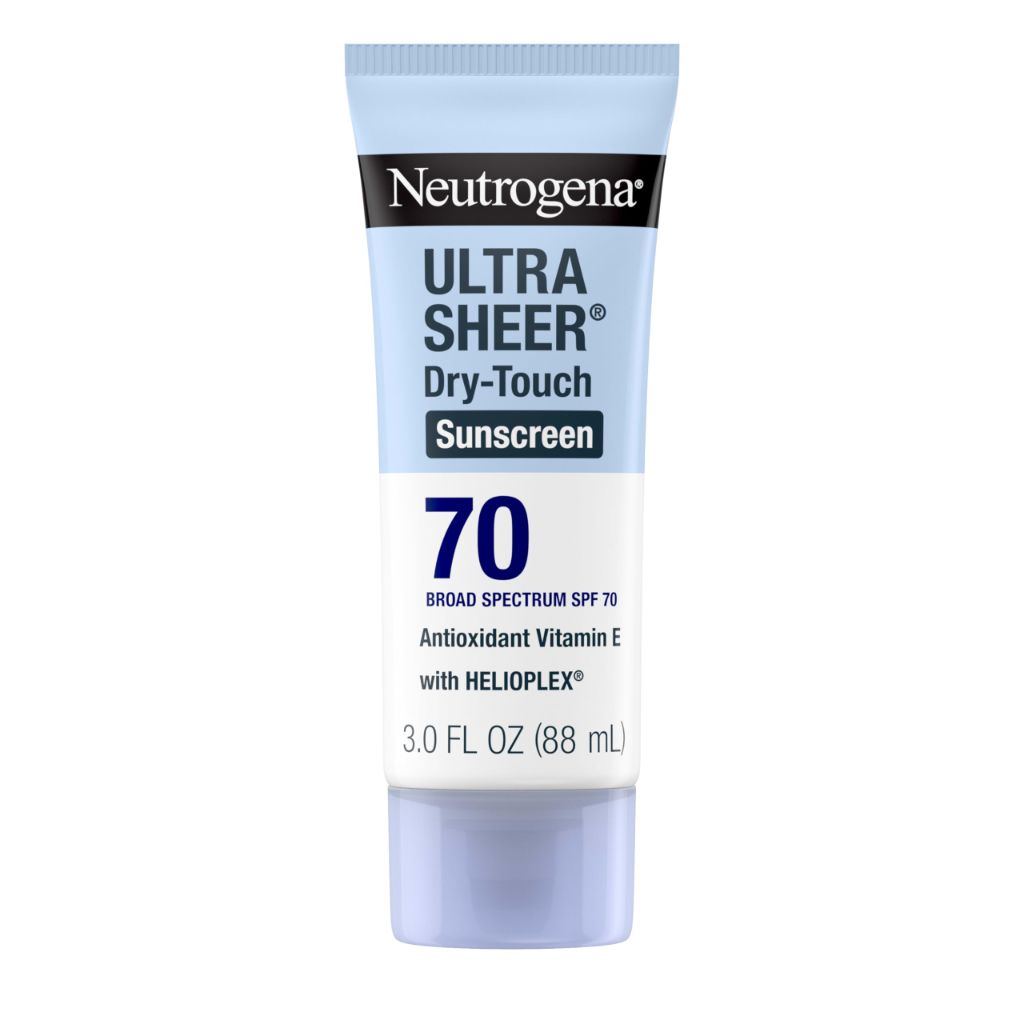 Neutrogena Ultra Sheer Dry-Touch Sunscreen Lotion SPF 70, Travel Size 3 Fl Oz