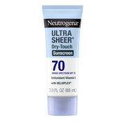 Neutrogena Ultra Sheer Dry-Touch Sunscreen Lotion SPF 70, Travel Size 3 Fl Oz